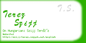 terez szijj business card